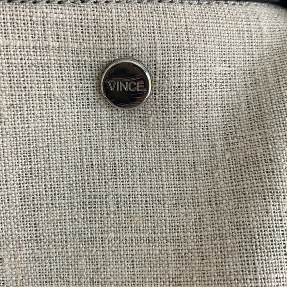 Vince black croc stamped tote - Picture 6 of 12